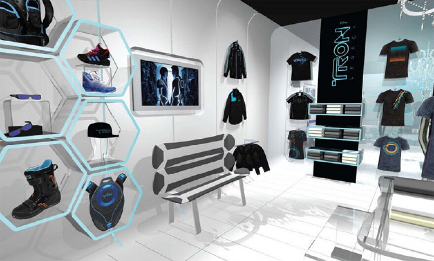 tron pop up store royal/t