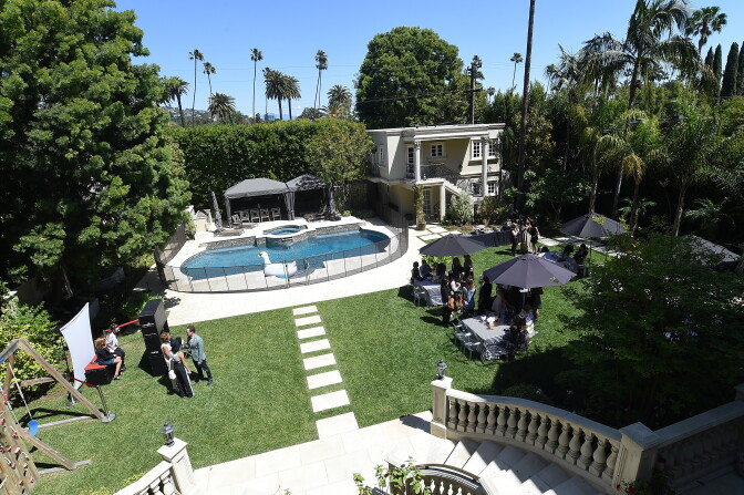 BEVERLY HILLS, CA - APRIL 08:  A general view of amosphere at the June Moss Launch Party hosted by Becca Tobin at a private residence on April 8, 2015 in Beverly Hills, California.  (Photo by Michael Buckner/Getty Images for June Moss)