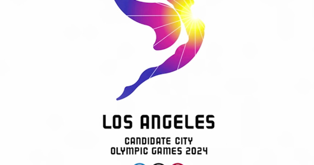 Here's What L.A.'s 2025 Olympic Logo Looks Like LAist