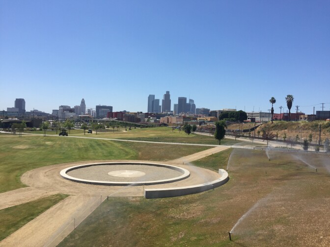 South facing view at LA State Historic Park.