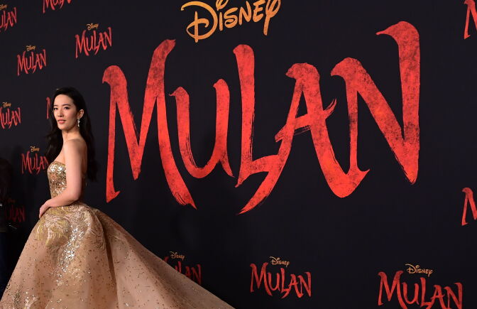 US-Chinese actress Yifei Liu attends the world premiere of Disney's "Mulan" at the Dolby Theatre in Hollywood on March 9, 2020. (Photo by Frederic J. BROWN / AFP) (Photo by FREDERIC J. BROWN/AFP via Getty Images)