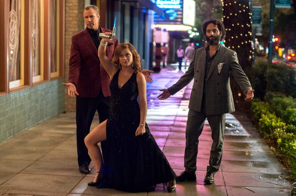 Will Ferrell, Amy Poehler and Jason Mantzoukas in "The House."