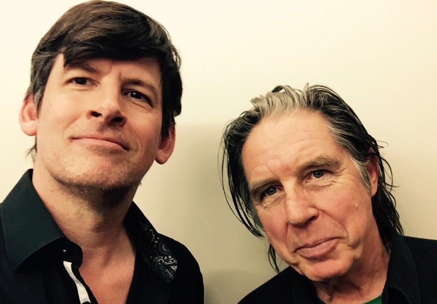Off-Ramp host John Rabe and punk icon John Doe.
