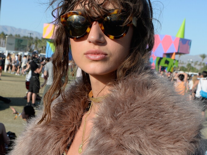 INDIO, CA - APRIL 15:  A festivalgoer attends day 2 of the 2017 Coachella Valley Music & Arts Festival Weekend 1 at the Empire Polo Club on April 15, 2017 in Indio, California.  (Photo by Matt Cowan/Getty Images for Coachella)