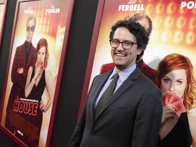 Director Andrew Jay Cohen at the world premiere of "The House" in Los Angeles, California.