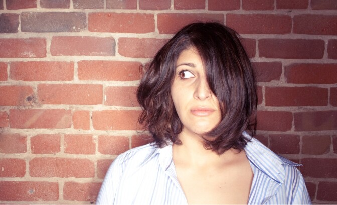 Iranian-American comedian Zahra Noorbakhsh regularly incorporates her identity into her act. 