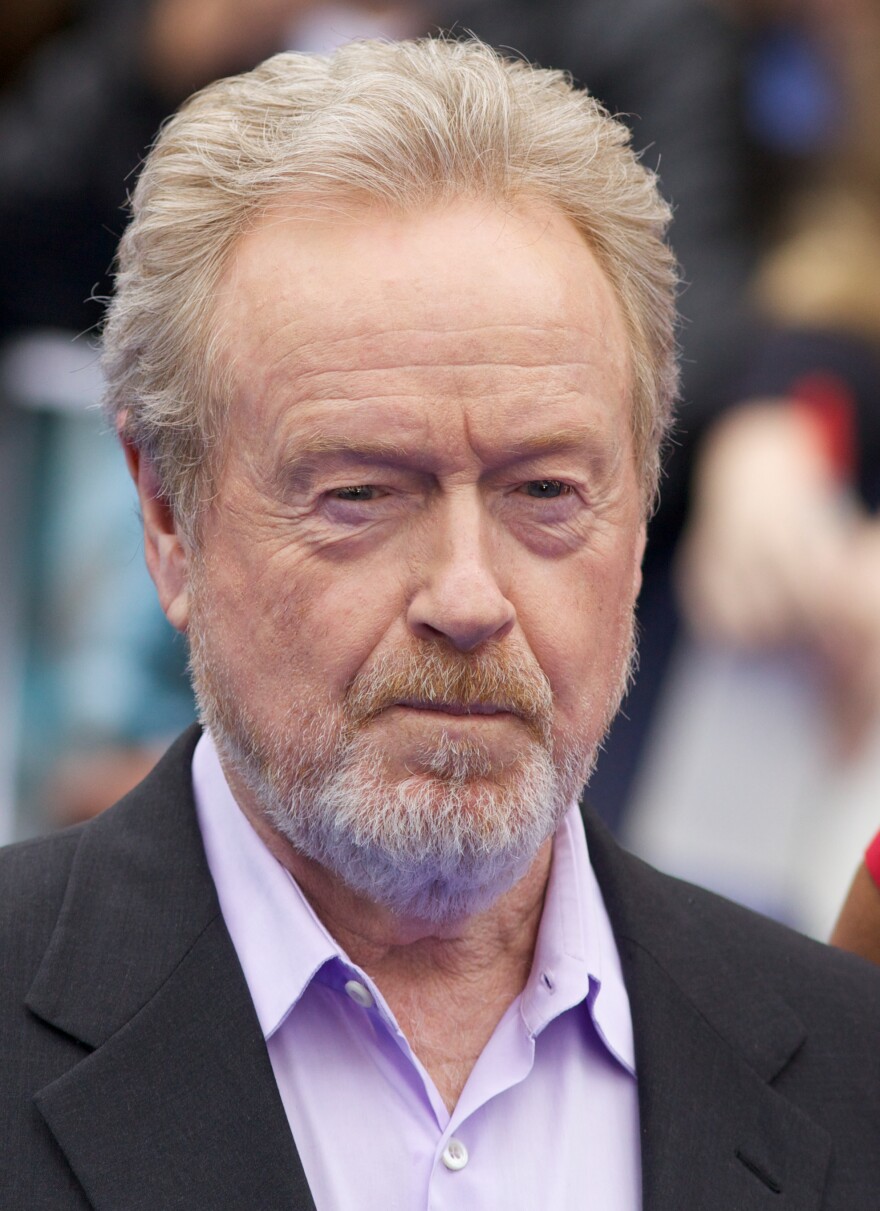 English Director Sir Ridley Scott arrives on the red carpet to attend the world premiere of the film 'Prometheus' in London on May 31, 2012.