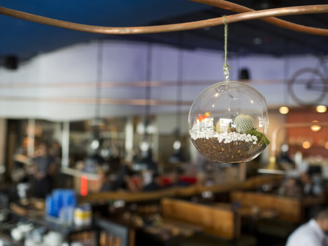 Modern decor fills recently opened Tra Tea House in Little Saigon.