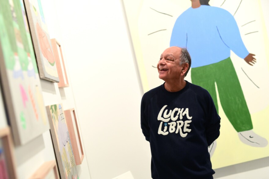 Cheech digs art