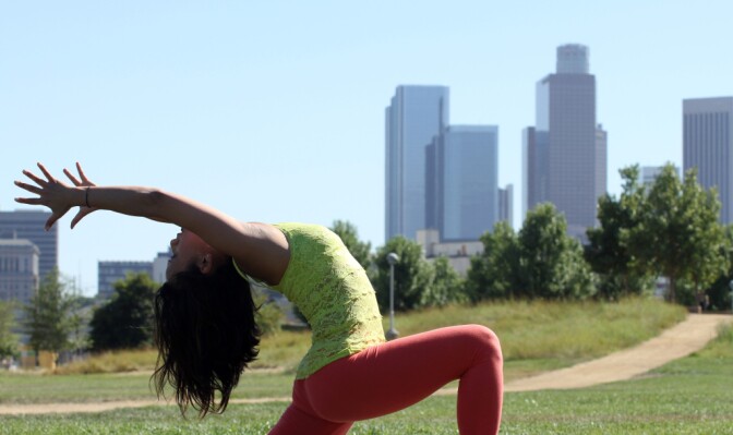 Los Angeles officials are weighing an ordinance that would force fitness instructors who do business at city parks and beaches to obtain permits. Santa Monica approved a similar rule in 2013.