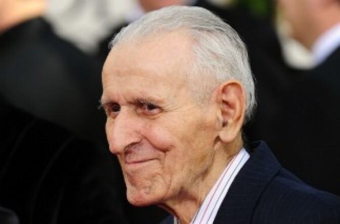 Dr. Jack Kevorkian arrives on the red carpet for the 68th annual Golden Globe awards at the Beverly Hilton Hotel in Beverly Hills, California January 16, 2011.