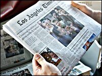 A dab of gum arabic makes newspaper ink more cohesive and permanent.