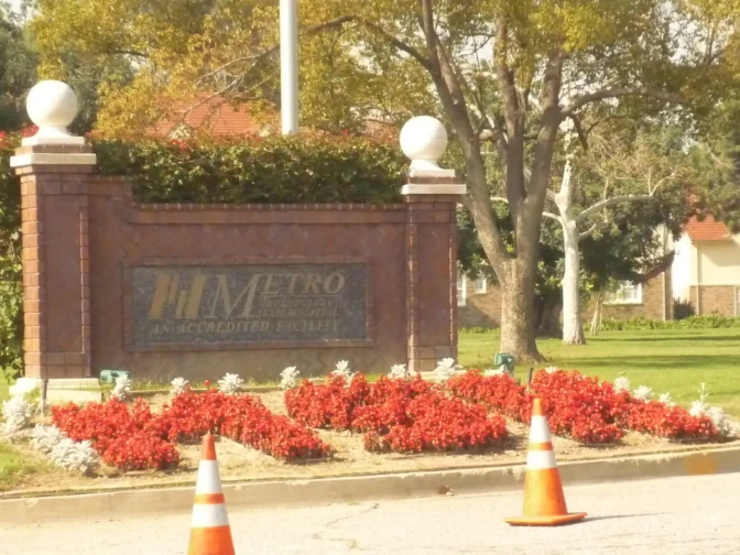 The Metropolitan State Hospital grounds cover 162 acres along the northern edge of the city of Norwalk. 