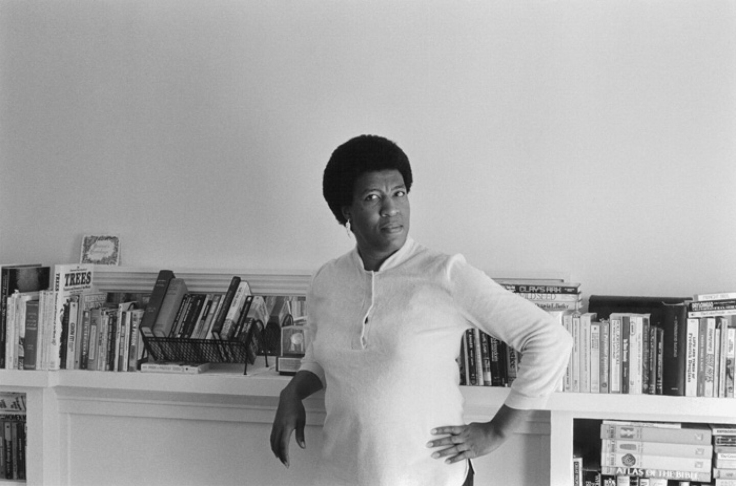 Science fiction writer Octavia Butler in 1984.