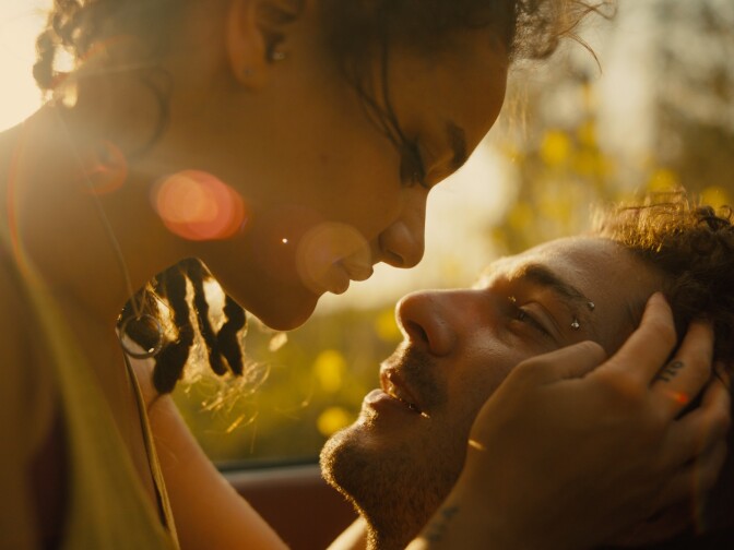 Sasha Lane and Shia LaBeouf in Andrea Arnold's "American Honey."