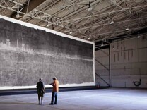 "The Great Picture," created by building a giant camera obscura in a jet hangar.