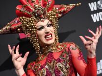 Contestant Sasha Velour attends the season premiere party for "RuPaul's Drag Race" on March 7, 2017 in New York City.