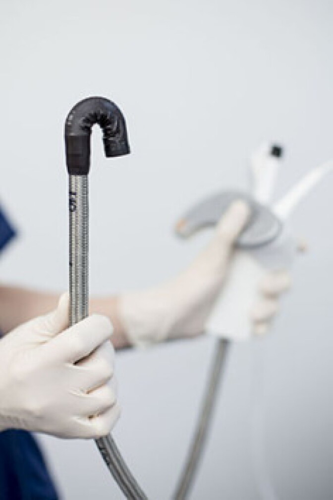 "The best solution is a device that doesn’t have to be cleaned,” said John Cifarelli, chief commercial officer of Invendo, maker of a disposable colonoscope.