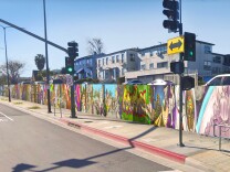 A digital mockup of a wall. 