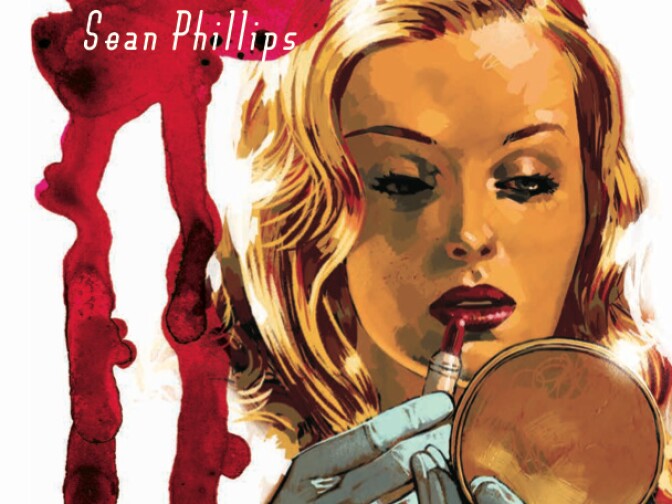 Cover of the 1940's Hollywood murder mystery comic "The Fade Out" (Issue #3) 