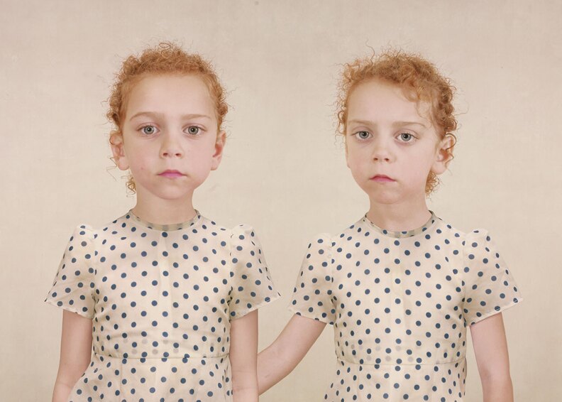 Sasha and Ruby, 2005, Loretta Lux, cibachrome print. The J. Paul Getty Museum. © 2014 Artists Rights Society (ARS), New York/VG Bild-Kunst, Bonn

