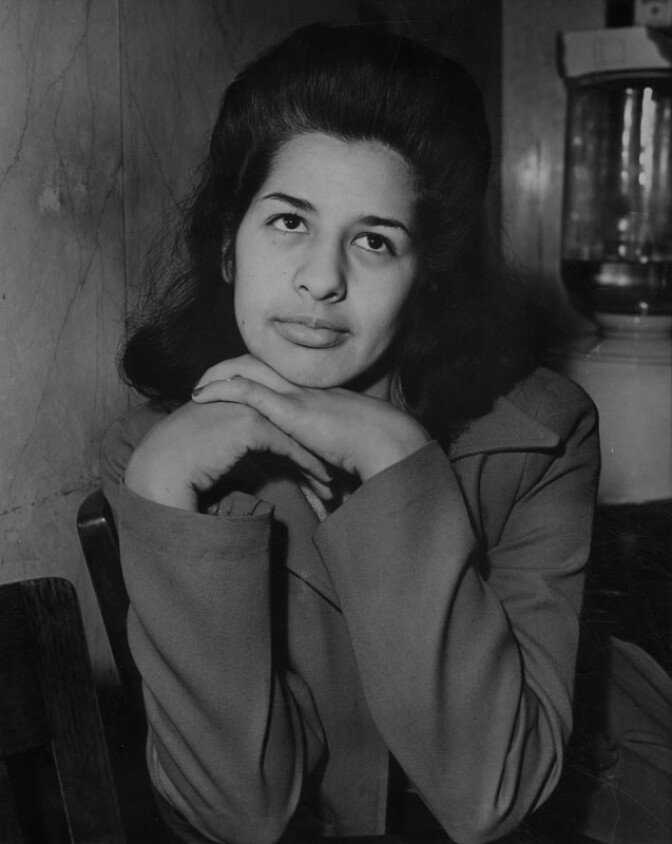 Dora Barrios, witness who said she was not a member of any of the youth gangs. She testified that the "boy gangsters" got into fights for lack of recreational facilities. 