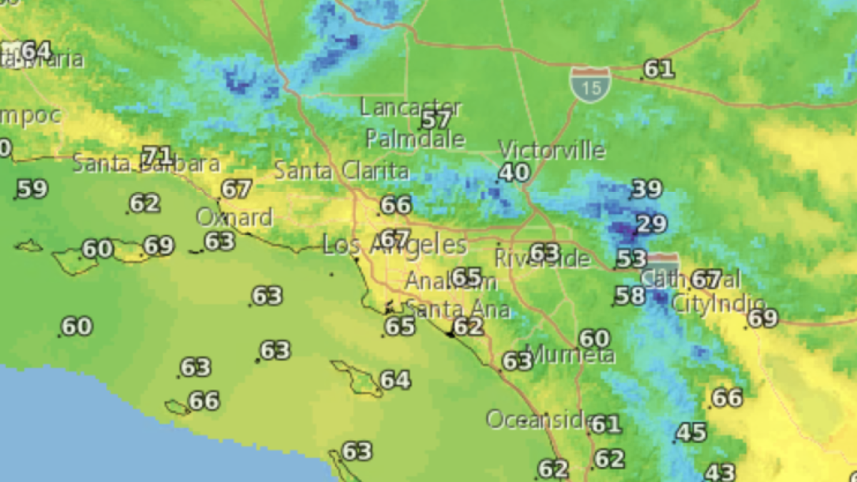 Your SoCal Weather Report For Thursday Nov. 30: Partly Cloudy and Cool - Vimarsana News