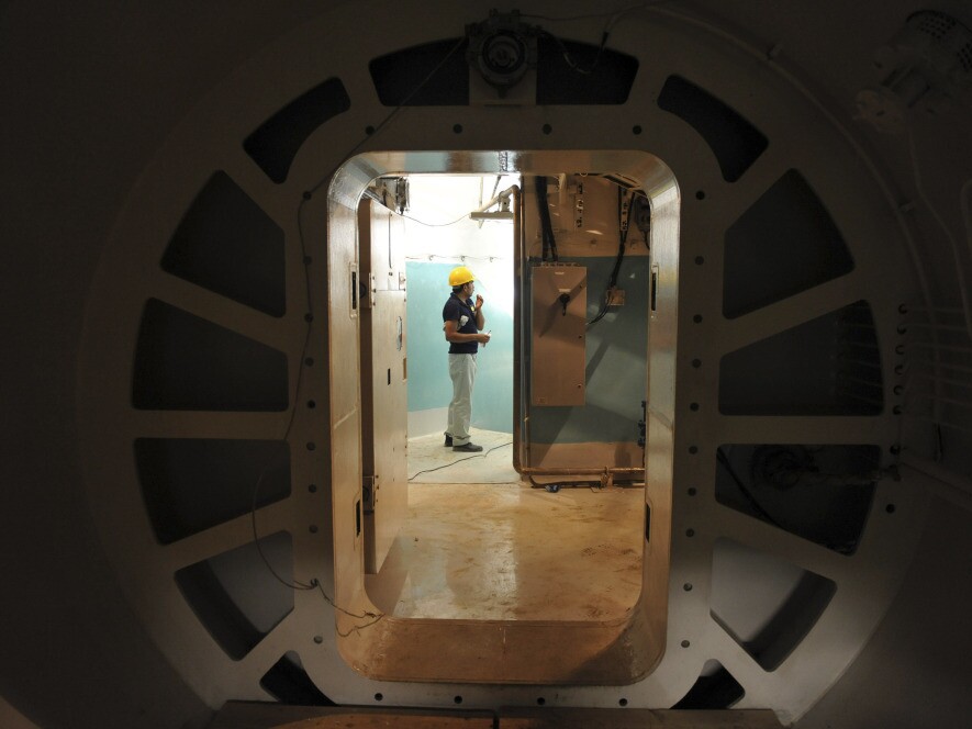 The Stuxnet computer worm reportedly affected several laptops belonging to employees of the Bushehr nuclear power plant (shown here in a photo from August 2010 and released by the International Iran Photo Agency) in Iran, as well as centrifuges at Natanz, the country's most important uranium enrichment facility.