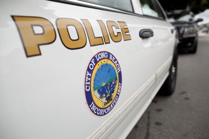 A Long Beach police car.