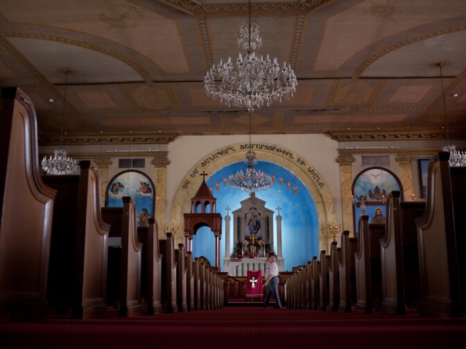 Father Barthev Gulumian once conducted weekly Bible studies at Glendale's St. Mary's Armenian Apostolic Church before his visa expired in October, 2011.
