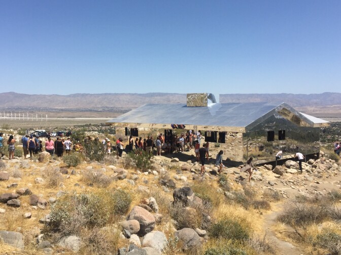 "Mirage" by Doug Aitken at Desert X.
