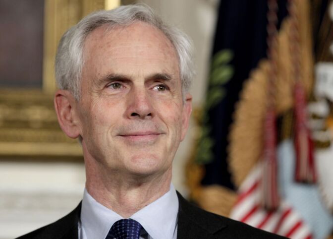 Commerce Secretary John Bryson seen in the State Dining Room of the White House in Washington.