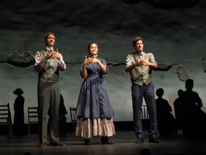 A scene from "Our Town" at the Pasadena Playhouse