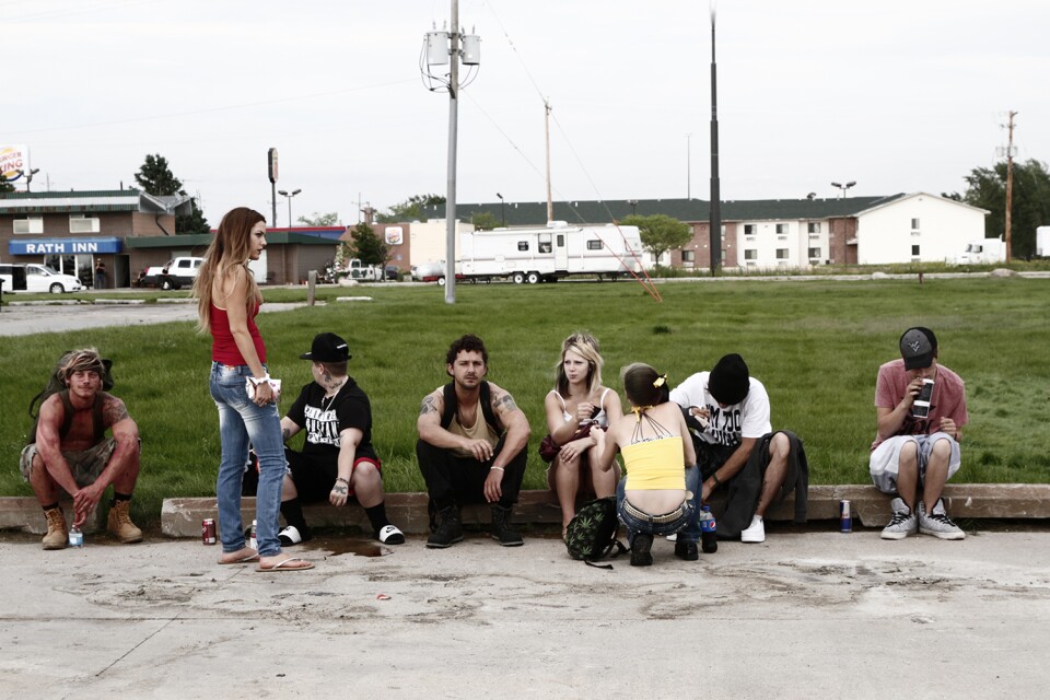 The "mag crew" in Andrea Arnold's "American Honey." (McCaul Lombardi, Riley Keough, Verronikah Ezell, Shia LaBeouf, Crystal B. Ice, Shawna Rae Moseley, Kenneth Kory Tucker, Raymond Coalson)