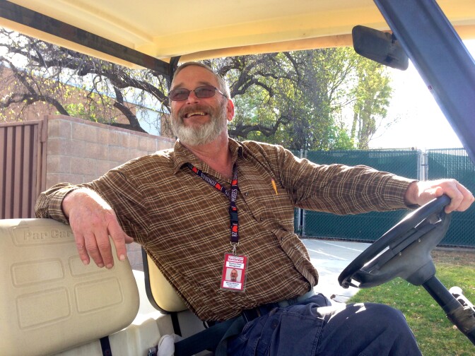 Having worked in facilities, Michael Whitener saw the worst of the damage to the school, up close. But he said earthquakes don't faze him, and he's done little to plan ahead save store some extra food, water and cash at home.  
