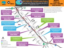 Stay up to date with the on-ramp and off-ramp closures around SR118 to SR170 along the 5.