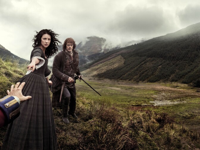 Promo image for the Starz series "Outlander."