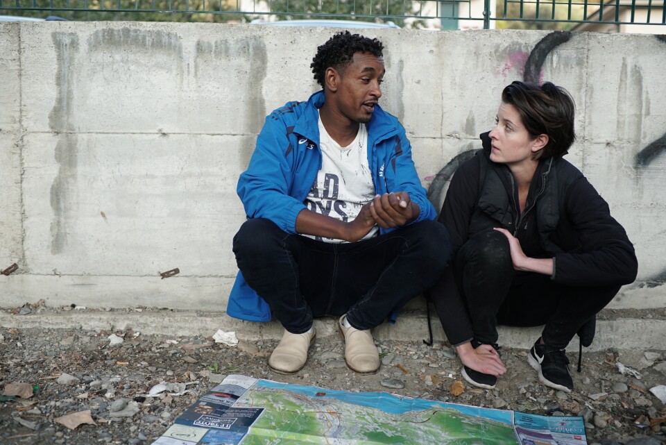 Gianna Toboni interviews immigrants who crossed the Mediterranean Sea into Europe.