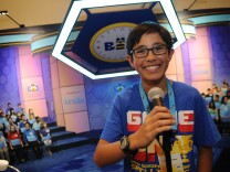 Cooper Komatsu, 13, from Culver City Middle School.