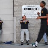 Cadets in the LAPD's Newton Division are required to go through a 16-week academy that takes place on Saturdays.