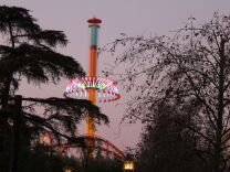 The Windseeker attraction at Southern California's Knott's Berry Farm. At least 20 riders were left dangling 300 feet over the amusement park last September after the attraction malfunctioned.