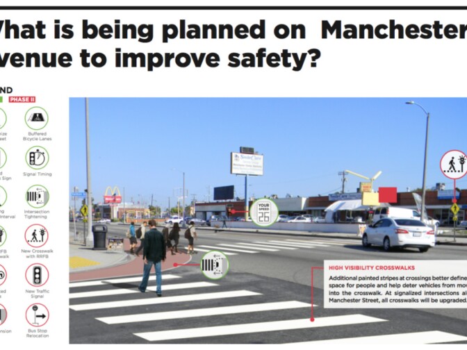 City officials presented a number of proposed changes to dangerous corridors at community meetings and asked for feedback on the ideas.