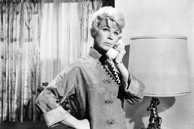 Doris Day in Pillow Talk, 1959. From Everett Collection.