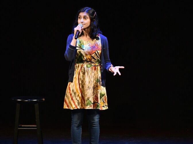 Comedian Aparna Nancherla performs onstage during Vulture Festival on May 22, 2016 in New York City.