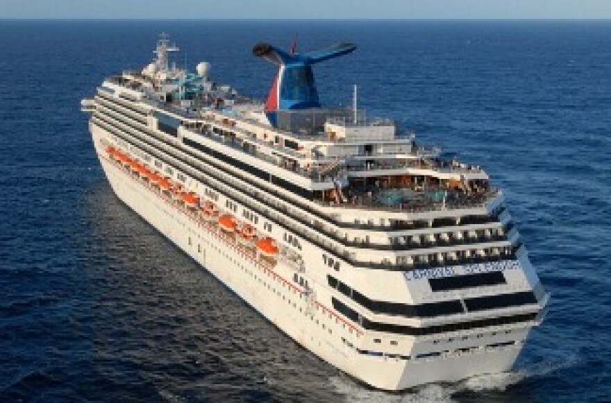 The Carnival cruise ship C/V Splendor adrift November 9, 2010 off the coast California.