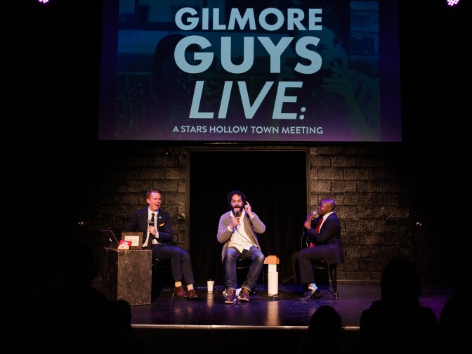 "Gilmore Guys" Kevin Porter and Demi Adejuyigbe host a live show with guest Jason Mantzoukas.