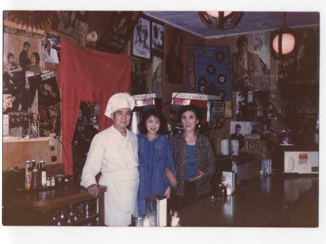 The Matoba family that ran the Atomic Cafe at First and Alameda starting in 1961. The Matobas had been displaced from two other spots in Little Tokyo before.  