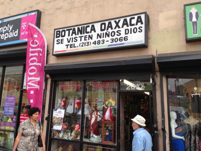 Nora Pacheco, who's daughter owns Botanica Oaxaca in MacArthur Park, said women often come into the natural and spiritual remedy store asking for skin lightening creams, which she doesn't carry.