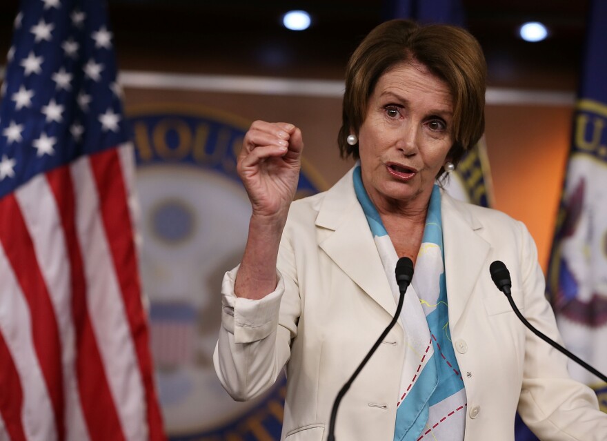 Democratic minority leader Nancy Pelosi voted against the amendment. 