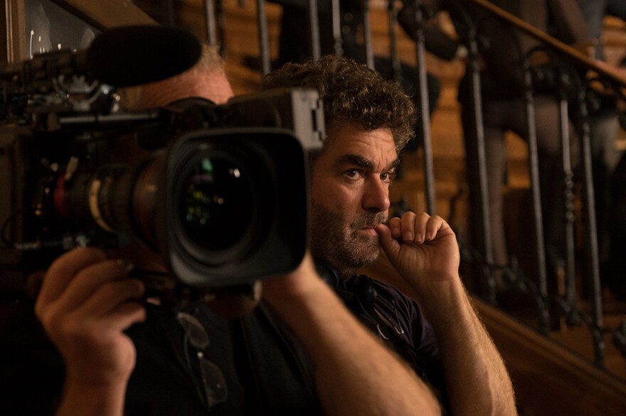 Director Joe Berlinger filming his doc "Intent To Destroy."
